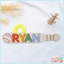 Custom Handmade Name Puzzle, Personalized Birthday Gift for Kids, Christmas Gift
