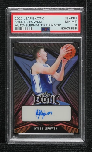 2022-23 Leaf Exotic - Kyle Filipowski #BA-KF1