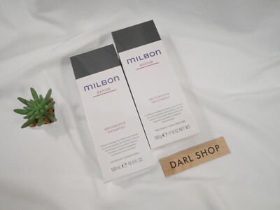 Milbon Repair Restorative Shampoo & Treatment 500ml each Japan CBP