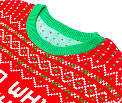Todd and Margo Why is The Carpet Wet I Don t Know Knitted Ugly Christmas Sweater