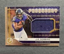 2020 Panini Elements Frequency /199 JK Dobbins #FR-13 Rookie RC Patch Memorablia