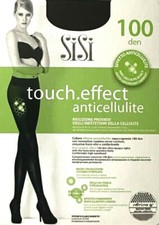 SiSi TOUCH Anti Cellulite Effect 100 Den Smooth High Strap BLACK Size 2 S