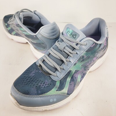Ryka Devotion Plus Women's 8M Purple Blue Irridescent Mesh Lace-Up  Sneakers