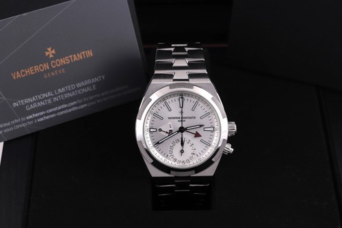 Vacheron Constantin 2023 Overseas Dual Time 41mm Silver Steel ...