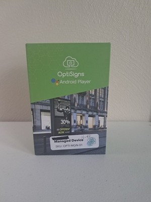 Optisigns Android Stick Digital Signage Player Open Box Pre Owned