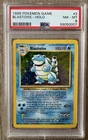 Pokemon 1999 Blastoise 2/102 Holo Base Set PSA 8