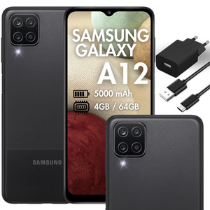 Samsung Galaxy A12 4/64GB LTE A127F/DS Schwarz ohne Simlock | Zustand: Sehr gut