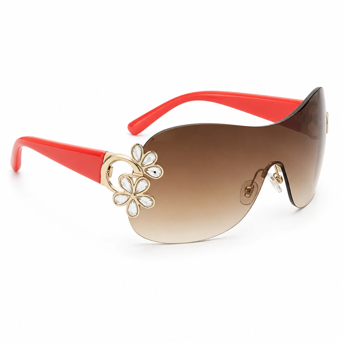 GUESS Brown Shield Sunglasses for Women for sale | eBay display picture 2