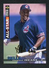 1995 Upper Deck Collectors Choice ALBERT BELLE GOLD SIGNATURE All-Star card # 83