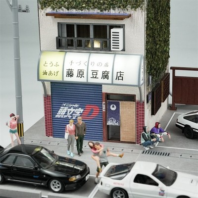 G-Fans 1:64 Initial D Tofu store scene Diorama