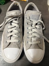 Converse Gray Canvas Low Top Madison All Star Sneakers Size 8