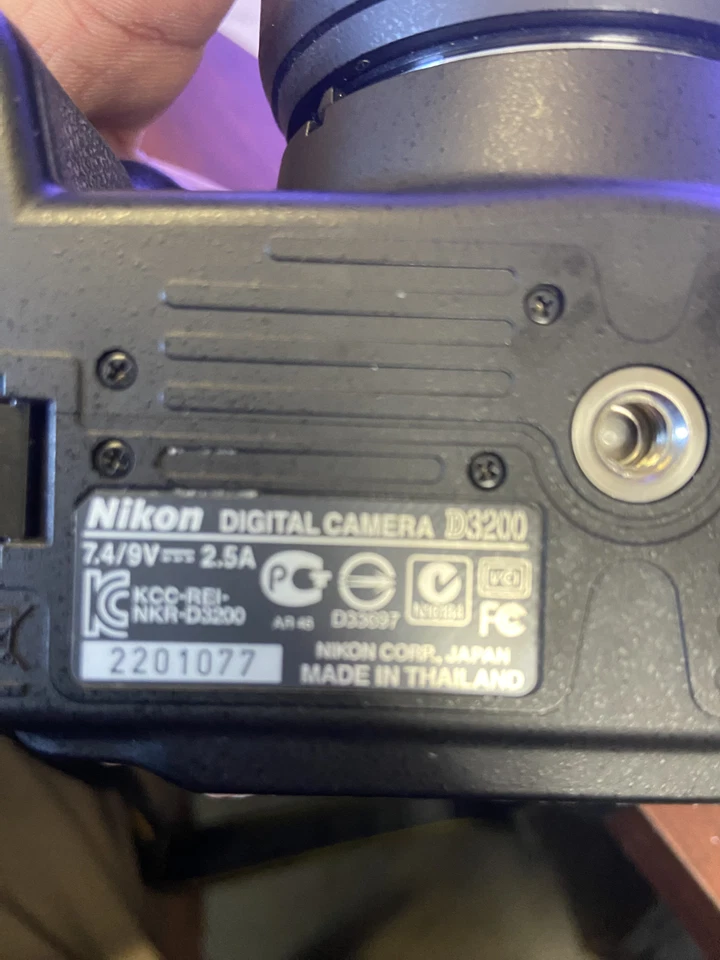 Nikon D3200 24.2MP Digital SLR Camera Body with 18mm to 55mm Lens - Image 3 of 4