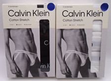 NEW MEN'S "CALVIN KLEIN COTTON STRETCH JOCKSTRAPS JOCKS 3 PACK UNDERWEAR" Choose