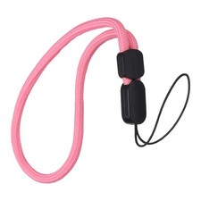 Phone Lanyard, Nylon Lanyards Wrist Strap Lanyard Phone Charm, Pink