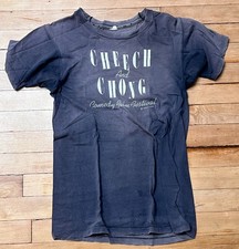 VTG Cheech & Chong T-Shirt Amsterdam 1982 Comedy Film Fest RARE Worn Faded