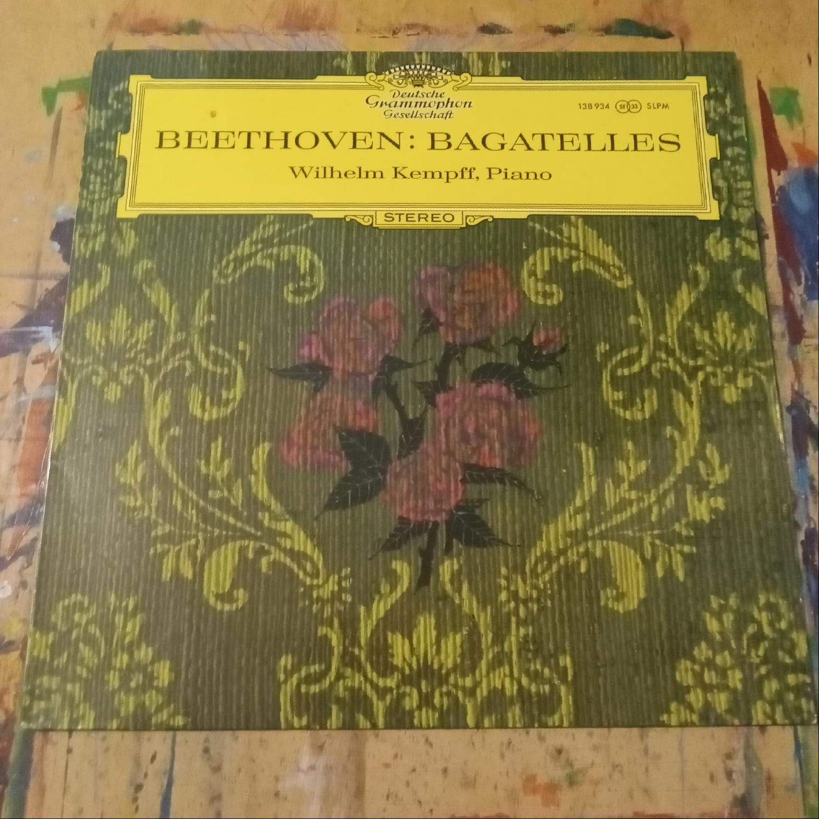 Beethoven Bagatelles Wilhelm Kempff 1964 Deutsche Grammophon Gesellschaft VG+ NM
