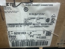 QTY 8,800 TE 2-520183-2 Ultra-Fast .250 ASY REC 22-18 TPBR Reel