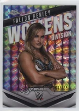 2025 Chrome WWE Women's Division Aqua Geometric Refractor Fallon Henley 1jj7