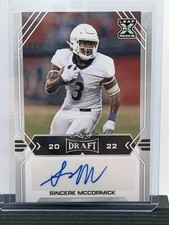 2022 Leaf Draft Sincere McCormick RC Auto #BA-SM2 Las Vegas Raiders