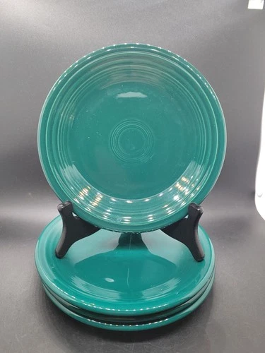 Fiestaware Evergreen Saucer Fiesta Saucer Only 7.25" 4x VV 2007 Date Code