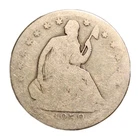 Tougher Date 1858-S Seated Liberty Half Dollar Evenly Circulated ~FR/AG Genuine