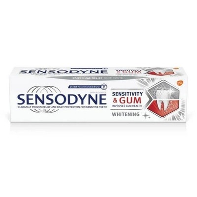 Sensodyne Sensitivity & Gum Whitening Sensitive Toothpaste, 3.4 Oz