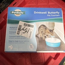 PetSafe Drinkwell Butterfly Pet Fountain 50 oz Blue Plastic PWW00-16928
