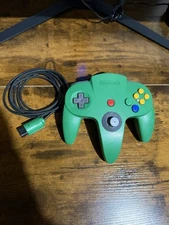 Nintendo 64 OEM Green Controller Green **READ DESCRIPTION**