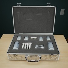 Meade Series 4000 Eyepiece Kit Lens Lenses Filters Barlow in Locking Carry Case