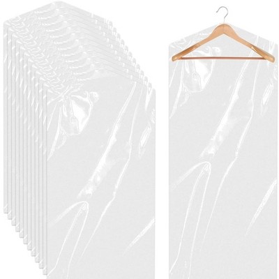Kleidersack transparent Staubschutzbeutel staubdicht 60x150cm Kleiderhülle 12x