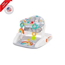 Learn-to-Sit Baby Floor Seat, 2-Positions Grow with Infant, Portable Baby Cha...