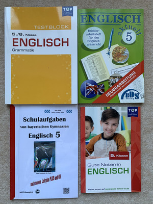 Deutsch & Mathematik 5. Klasse Gymnasium Übungshefte, Lernhefte