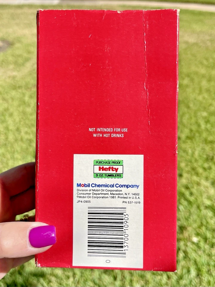 复古 Hefty Holiday Tumblers 水晶塑料酒杯 圣诞派对 (40) — 第 3/4 张图片