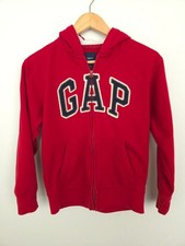 GAP Red Full-Zip Kids Hoodie with Logo