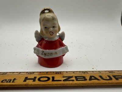 Vintage Small Ardalt Polish Angel Bell Ornament Hand Painted