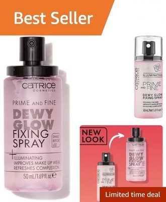 Dewy Glow Illuminating Spray - , Fast Drying, Perfect for Touch-Ups!