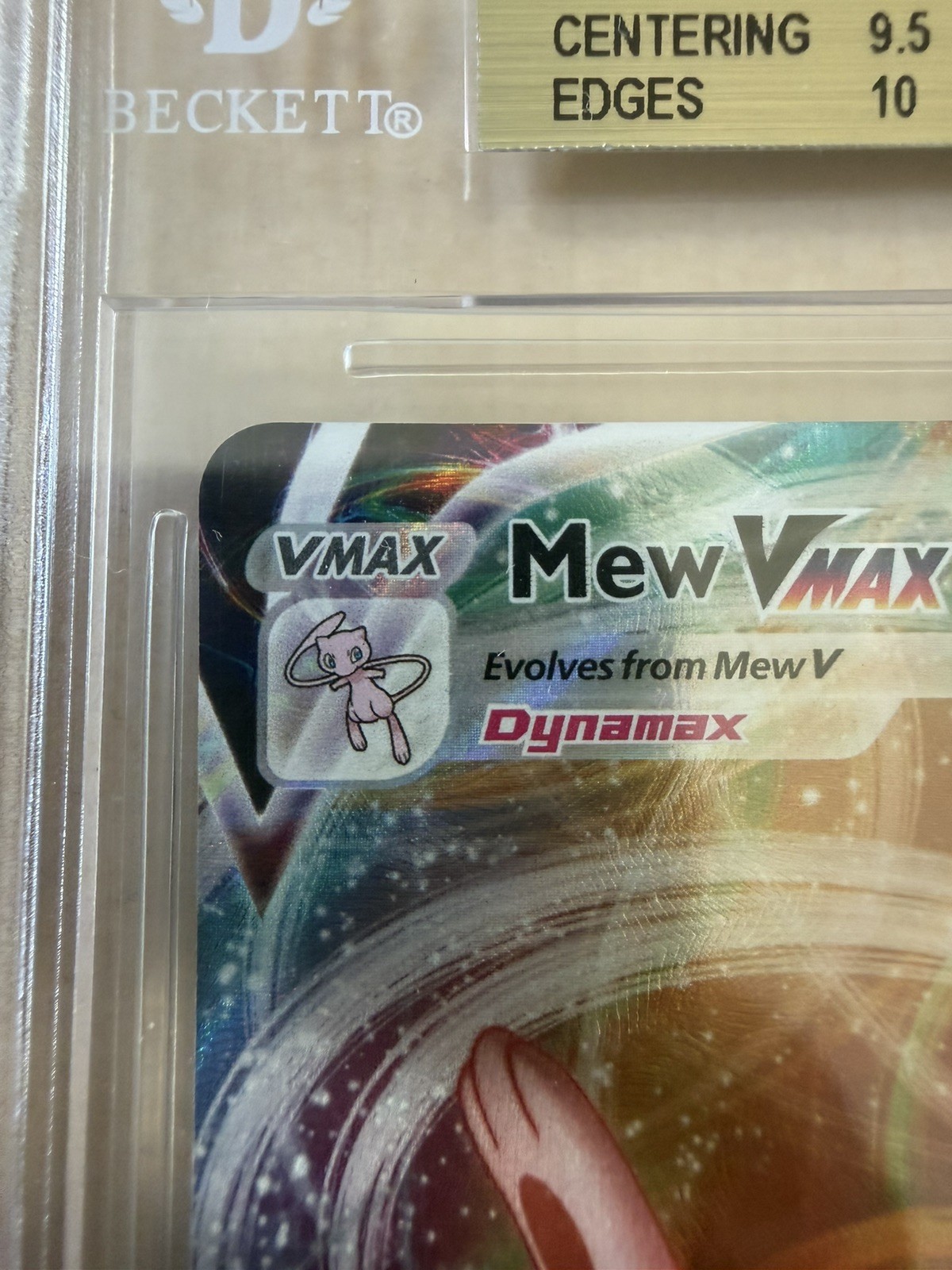 Pokemon 2021 SWSH Fusion Strike Mew VMAX UR #114 BGS 10 view 10