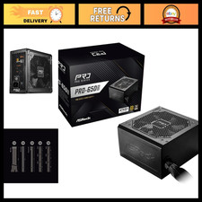 650W 80 Plus Gold Power Supply, ATX 3.1 Ready, 120mm Fan, Full Protection, 3-Yea
