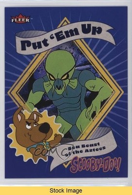 2024 Fleer Scooby Doo Put 'em Up! Stickers Sea Beast of the Aztecs #12 READ 18d6