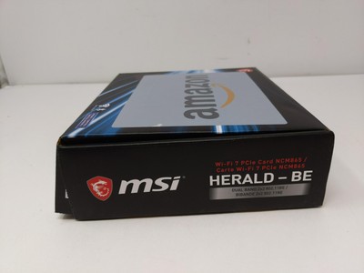 MSI Herald-BE NCM865 WI-FI 7 802.11BE, Bluetooth 5.4, PCIe, Multi