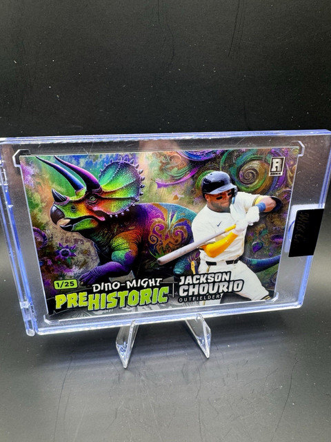 2024 Wild Card Jackson Chourio Prehistoric Alumination PHTR1-JC RC /25