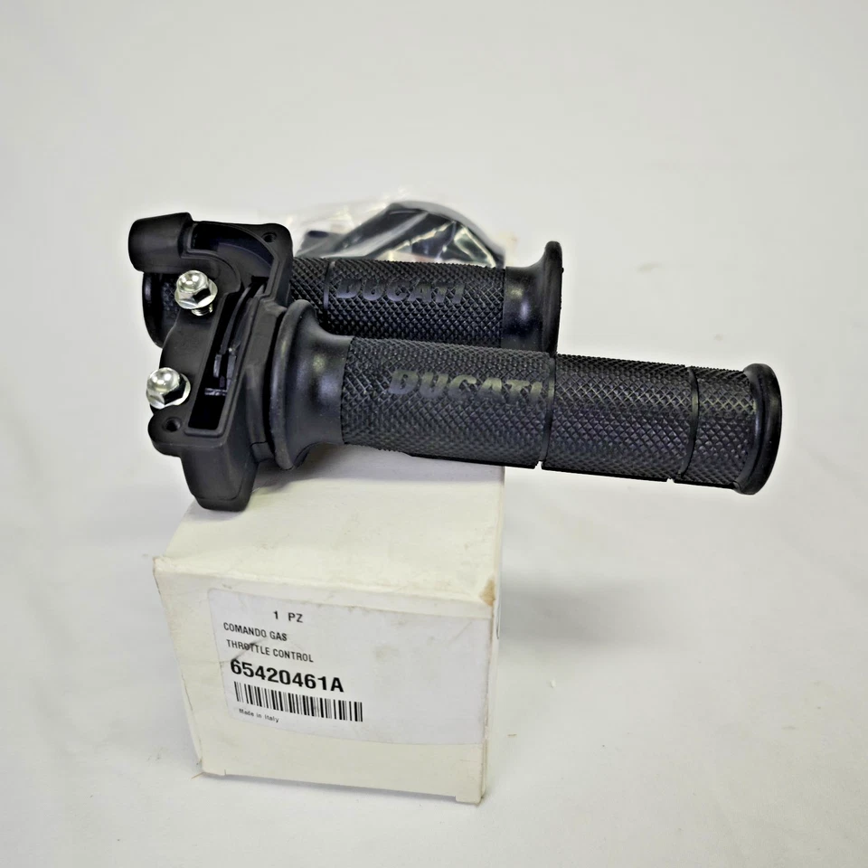 Nuevo juego de empuñaduras de acelerador Ducati OEM 400 800 Scrambler 797 Monster 65420461A Foto 2 de 3