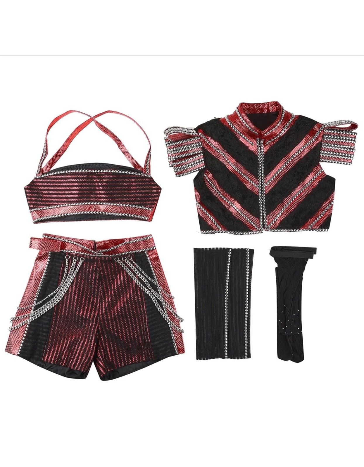 Weixu The Musical Cosplay Costume Tops Shorts Uniform Suit for Women Halloween P image 4