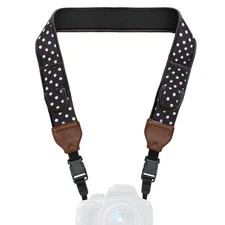Camera Neck Strap with Accessory Storage Pockets