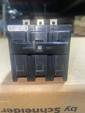 BAB3050H Eaton Circuit Breaker 3 Pole 50 A 240 VAC