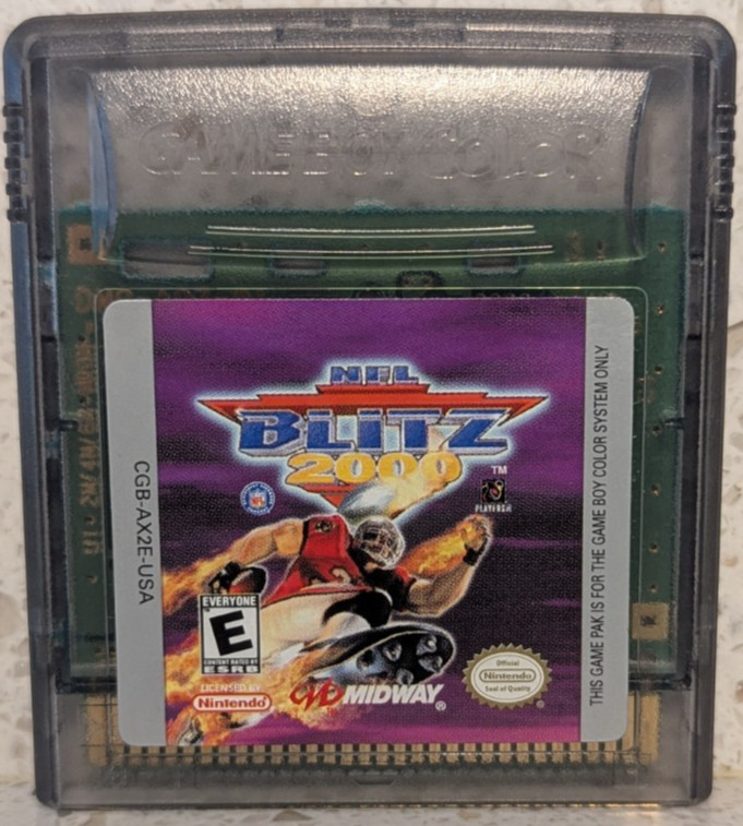 NFL Blitz 2000 Nintendo Game Boy Color GBC Authentic Original Cartridge