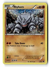 Pokemon Card Rhyhorn - 8/12 Holo LP McDonald's Promos 2015 008/012