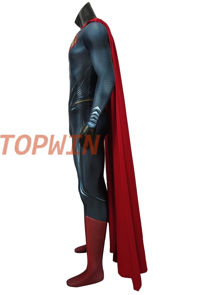 Disfraz de Superman Hombre de Acero Clark Kent Body Conjunto Completo Foto 4 de 4