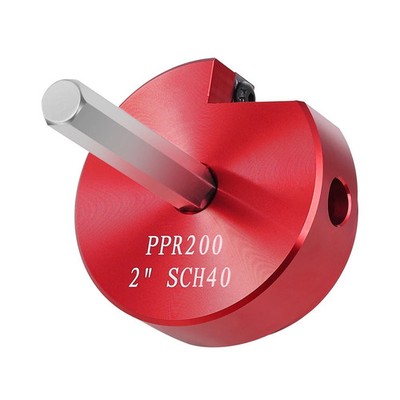 2 In PVC Pipe Reamer, Aluminum Alloy, PVC Pipe Fitting Saver, for Use with SCH 4