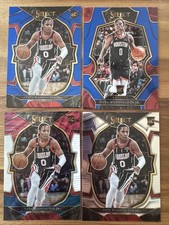 2022-23 Panini Select TyTy Washington Jr. Rookie 4 Pack Blue Concourse Premier